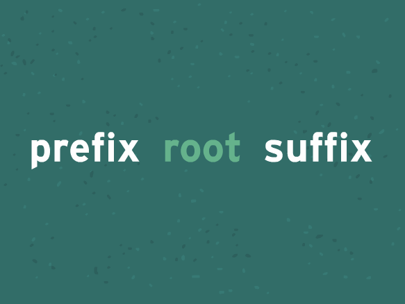 Roots, Prefixes, and Suffixes - BrainPOP