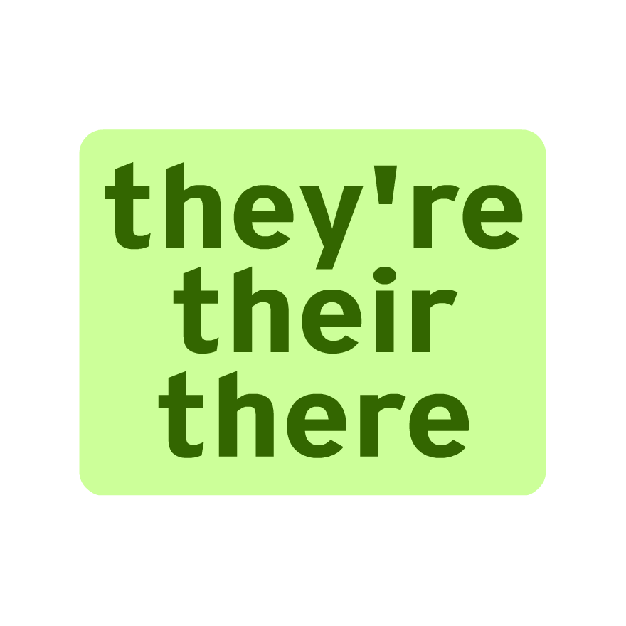 They're, Their, and There
