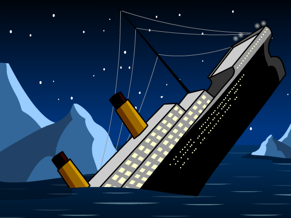 free clip art sinking ship - photo #48
